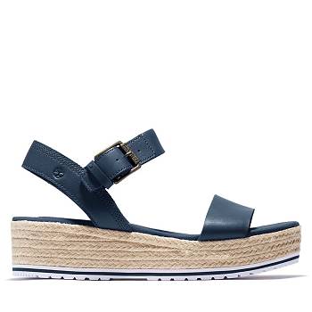 Timberland Női Santorini Sun Ankle Strap Szandál Sötétkék